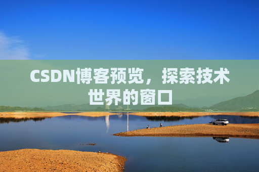 CSDN博客预览，探索技术世界的窗口